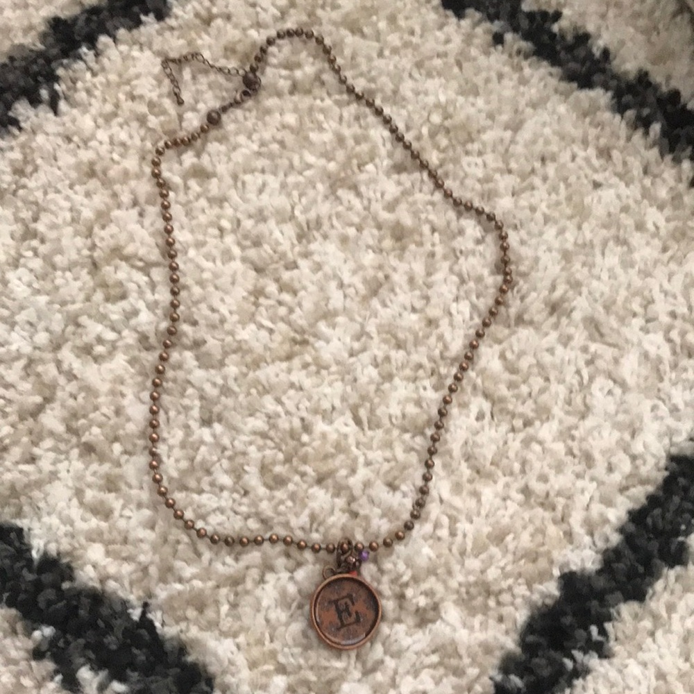 “E” Embrace necklace